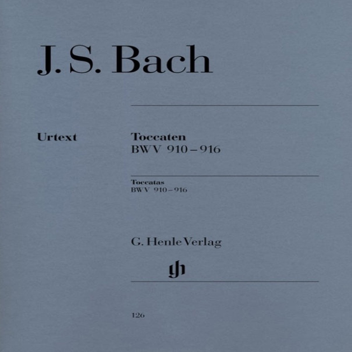 BACH - TOCCATAS BWV 910-916 URTEXT